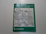 1992 Suzuki Motorcycle A.T.V. N Models Wiring Diagrams Manual MINOR STAINS OEM 