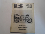 1993 1994 1995 Kawasaki Ninja ZX-7 ZX-7R ZXR750 ZXR750R Service Manual Supple NE