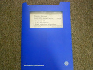 1993 97 VW GOLF GTI JETTA CABRIO 2.0 OBD II Fuel Injection Manual W42011294122A