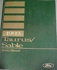 1993 FORD TAURUS & MERCURY SABLE Workshop Service Shop Repair Manual OEM 1993