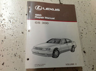 1993 LEXUS GS300 GS 300 Service Repair Shop Manual VOLUME 2 ONLY Factory