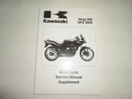 1994 1998 2007 2008 2009 Kawasaki Ninja 500 GPZ 500S Service Manual Supplement 