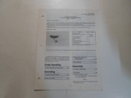 1994 Kawasaki Jet Ski Watercraft Model JH750-C1 Assembly & Preparation Manual