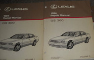 1994 Lexus GS300 GS 300 Service Repair Manual Set DEALERSHIP BOOKS HUGE 94