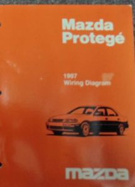 1997 Mazda Protege Electrical Wiring Diagram Troubleshooting Manual OEM EWD BOOK
