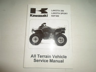 1995 1996 1997 1998 Kawasaki Lakota 300 Sport KEF300 ATV Service Repair Manual 