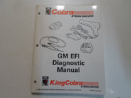 1995 OMC Cobra Stern Drives GM EFI Diagnostic Manual FACTORY OEM BOOK 95 DEAL 