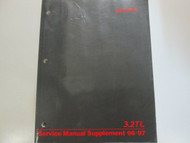 1996 1997 1998 Acura 3.2 TL 3.2TL Service Repair Shop Manual Supplement NEW FACT