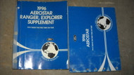 1996 Ford Aerostar VAN Service Shop Repair Manual Set W Wiring Diagram EVTM 