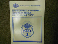 1996 HARLEY DAVIDSON FLHP FLHP I FLHTP Service Shop Manual Supplement NEW 