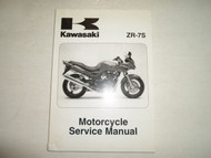 2001 02 03 04 2005 Kawasaki ZR-7S Motorcycle Service Repair Shop Manual FACTORY