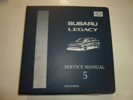 1996 Subaru Legacy Mech & Function Troubleshooting Wiring Service Manual BINDER