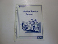 1996 Suzuki Dealer Service Support Technical Training Manual FACTORY OEM BOOK 96