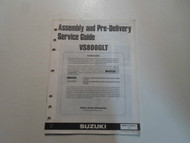 1996 Suzuki VS800GLT Assembly & Pre-Delivery Service Guide Manual FACTORY OEM 96