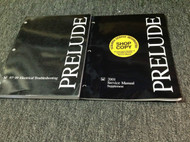 1997 1998 1999 Honda PRELUDE Electrical Wiring Diagram & Supplement Manual Set