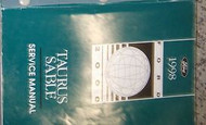 1998 FORD TAURUS & MERCURY SABLE Service Shop Repair Manual OEM FACTORY 