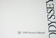1998 HONDA ODYSSEY VAN Owners Operators Owner Manual Brand New 1998