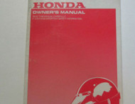 1998 Honda TRX250E TRX250 E Owners Operators Manual Factory OEM Book NEW 1998