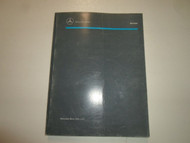 1998 Mercedes Benz Model 129 140 170 202 208 210 Intro Into Service Manual WORN