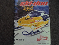 1998 Ski Doo Mini Z Service Repair Shop Manual Factory Dealership OEM Book x