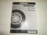 1998 Suzuki GSX600F Service Repair Shop Workshop Manual Brand New 