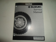1999 2000 2001 2002 2003 2004 2005 2006 Suzuki GZ250 Service Repair Manual NEW