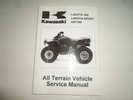 1999 2000 2001 2002 Kawasaki Lakota 300 Sport KEF300 ATV Service Repair Manual 