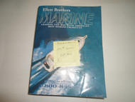 1999 2000 Ellet Brothers Marine 50A Parts Catalog Manual WATER DAMAGED FACTORY 