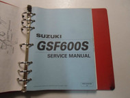 1999 2000 Suzuki GSF600S SY Service Repair Shop Manual DAMAGED FACTORY OEM 99 00