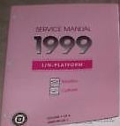 1999 Chevrolet MALIBU & Oldsmobile CUTLASS Repair Service Shop Manual VOLUME 3