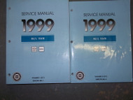 1999 GM Chevy Astro GMC Safari ML VAN Service Shop Repair Manual SET OEM Factory