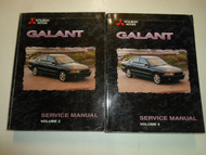 1999 MITSUBISHI Galant Service Repair Shop Manual 2V SET INCOMPLETE MINOR WEAR