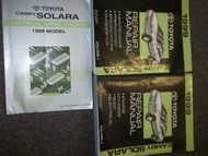 1999 Toyota CAMRY SOLARA Service Shop Repair Manual Set FACTORY W Wiring Diagram