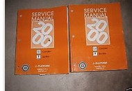2000 CHEVY CAVALIER & PONTIAC SUNFIRE Service Shop Repair Manual Set 2 VOLUME 