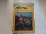 1980 1981 Clymer Honda ATC185 200 Service Repair Performance Manual DAMAGED