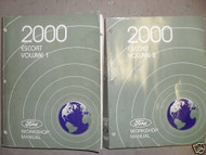 2000 Ford Escort Service Shop Repair Workshop Manual Set OEM Factory 2000 W EWD