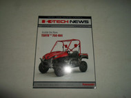 2008 Kawasaki K Tech News Teryx 750 4x4 Training Schedule Manual VOL 20 Issue 3