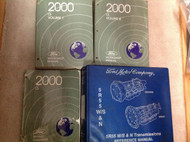 2000 LINCOLN LS Service Shop Repair Manual Set W EWD & Transaxle Reference Book