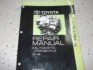 2000 Toyota ECHO AUTOMATIC TRANSAXLE Service Shop Repair Manual U340E U341E