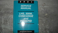 2001 CHRYSLER LHS CONCORDE DODGE 300M INTREPID Shop Service Repair Manual OEM 01