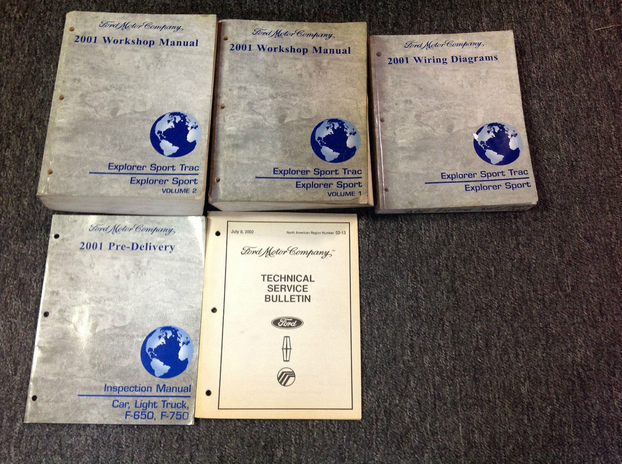2001 Ford Explorer Sport Trac Service Shop Repair Manual