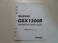 2001 Suzuki GSX1300R Supplementary Service Manual MINOR STAINS FACTORY OEM DEAL