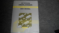 2001 TOYOTA HIGHLANDER Electrical Wiring Diagram EWD Service Shop Repair Manual