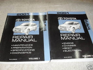 2001 TOYOTA RAV 4 Rav4 Service Shop Repair Workshop Manual Set OEM BOOK 