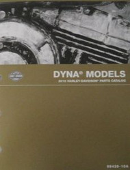 2010 Harley Davidson DYNA MODELS Parts Catalog Manual Book New 2010 OEM