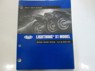 2002 Buell Lightning X1 Model Parts Catalog Manual FACTORY OEM BOOK New
