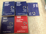 2002 FORD TAURUS MERCURY SABLE Service Shop Repair Manual Set W EWD & PRE DELIVE