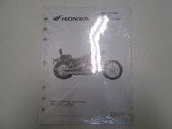 2002 Honda Motorcycle VT1100C Set-Up Instructions New Still In Factory Plastic  