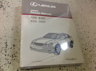 2002 LEXUS GS430 GS300 Service Shop Repair Manual VOLUME 2 ONLY FACTORY