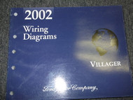 2002 Mercury Villager Van Wiring Electrical Wiring Diagram Shop Manual EWD EVTM